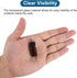 PATIKIL 2ml Amber Glass Vials, 100 Pack Leak-Proof Sample Vials with Screw Cap for Lab Storage