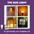 Norb Bug Reduction Light Bulb, 9W LED, Indoor/Outdoor Amber Lights, Anti Bug, 4-Pack for Garage, Porch, Patio