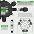 Waterproof Junction Box Electrical Connector, 2-6 Way Cable Connectors, 22-10 AWG, Easy to Install