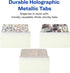 Avery Multi-Use Ultra Tabs, 2" x 1.5", Holographic Iridescent Designs, 18 Repositionable Page Tabs (74145)