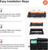 v4ink Compatible DR-630 TN-660 Toner Replacement for Brother DR630 Drum, TN660 Cartridge Set