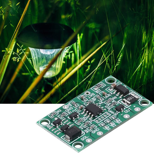 01 02 015 3.2V Solar Lamp Controller, MultiFunction Solar Circuit Board Control Board for Landscape Lights for Solar