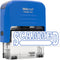 Scanned Self Inking Stamp, Printer 20 Style 2, Blue Ink