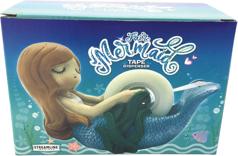 Streamline Imagined Cute Mermaid Tape Dispenser