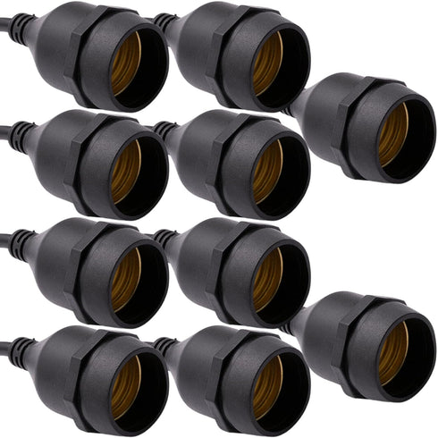 etazakka Waterproof lamp HolderLight Socket, E26 Bulb Socket, lamp Holder, Light Bulb Holder,