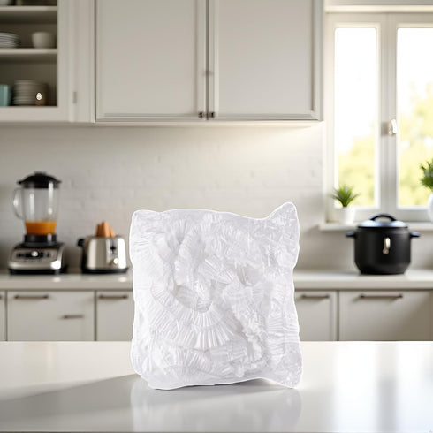 Calsgkspray 10Pcs White Thickened Disposable Dust Cover,Clear Kitchen Appliance Covers,for Toaster Oven Blender Instant