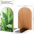 VstaDank Cute Banana Leaves Book Ends for Shelves Decorative Wooden Bookends Non-Skid Metal Book Stopper Large Book