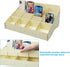 HengTianMei HTM 48 Grid Wooden Cell Phone Holder, Desktop Organizer Storage Box for Classroom Office