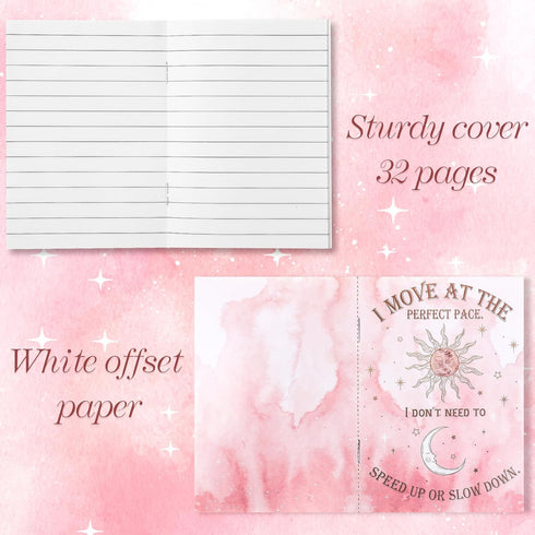 Tatuo 24 Pcs Positive Affirmation Notebooks, Inspirational Quote Journals for Women Men, Stress Relief Gift