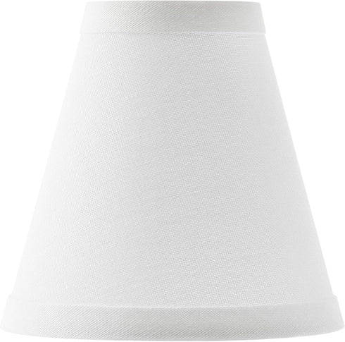 Aspen Creative 51029-2,Hardback Fabric,2.5"Top 5"Bottom 5" Slant,Set 2 Empire Transitional Clip-On Chandelier