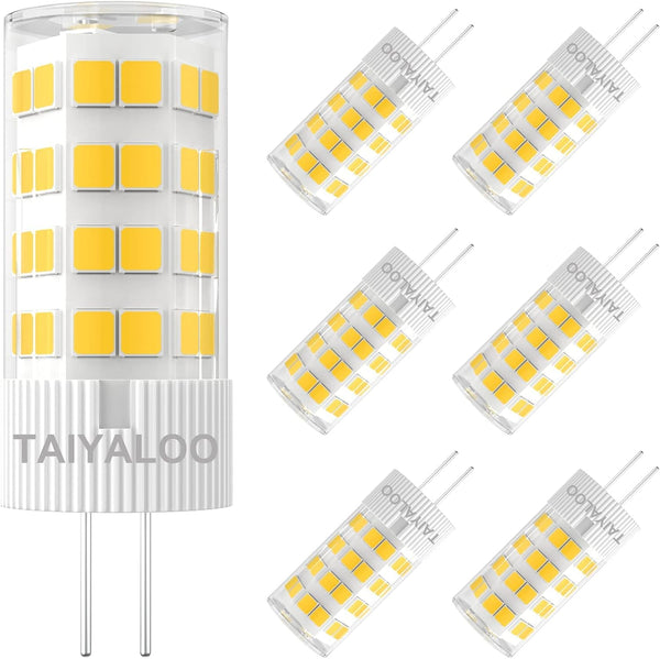 G4 LED Bulb 12V AC/DC 5W Warm White 3000K Equivalent to 40W Halogen Bulb, T3 JC Type Bi-Pin Base for Outdoor Landscape