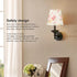 Zoeyilan Bulb Flower Pattern Clip On Lampshade, Cloth Lamp Shade, Lamp Shade for Table Lamps, Chandelier Floor Lamp