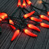13.6Ft 35 Chili Pepper String Lights Plug in, LED Red Chili Pepper Christmas Lights, Connectable Chili Lights UL Listed