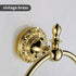 Leyden Polished Gold Towel Ring, Round Wall Mounted Bathroom Hand Towel Holder