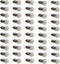 Pack of 50 E10 1.5V 0.3A DC Warm White Miniature Screw Base Light Bulbs (1.5V)