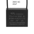 uxcell Ceiling Fan Capacitor CBB61, 22uF 250V AC, 2 Wires Metallized Polypropylene Film Capacitor, 2Pcs