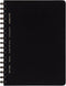 KOKUYO D Shaped Soft Ring Notebook, 5mm Grid Ruled, 70 Sheets, A6, Black, Japan Import