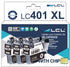 LCL Compatible Ink Cartridge Replacement - Brother LC401 LC401XL LC401BK LC401XLBK High Yield (3-Pack Black)