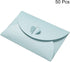 PATIKIL Mini Envelopes, 50 Pack Heart Clasp Tiny Storage for Wedding Greeting Party, Light Blue