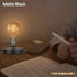 Vintage Table Lamp Base Only, Mini Basic Edison Light Bulb Stand, E26 E27 Short Desk Lamps for Small Spaces with 5.75'