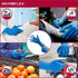 Microflex SafeGrip SG-375 Extra Thick Disposable Latex Gloves for Life Sciences, XL Blue (Box of 50)