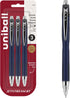 Uni-Ball Jetstream RT Pens, Pack of 3, Black Fine Point, 0.7mm