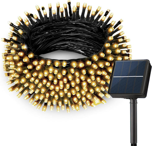 Solar String Lights Outdoor - 200LED 72Ft 8 Modes Waterproof Starry Fairy