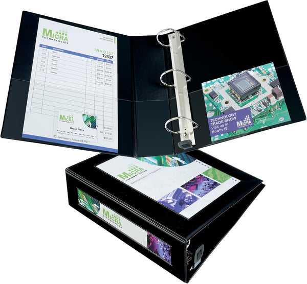 Avery Heavy-Duty Framed View 3-Ring Binder, 3" EZD Rings, Black