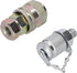 G1/8 Quick Coupling Connector Male Female Threaded Link for Hydraulic Pressure Test Point Adapter Set