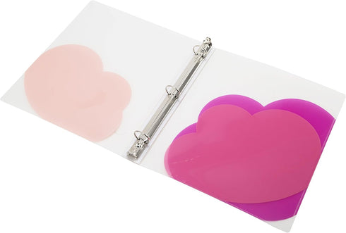 Filexec Products Cloud Ring Binder, 1", Pack of 4