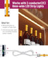 EMITEVER Connectors,2 Packs 2 5V 12V 24V 8mm LED Strip LED Tape Light Connector Pin Solderless Tighten Screw