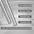 2Pcs 12mm x 200mm Linear Rail Rod Shaft Case Hardened Chrome Linear Motion Guide for 3D Printer