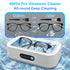 AIJIAXING 48kHz 22oz 304 Ultrasonic Cleaner, Ultrasonic Jewelry Cleaner Machine, Jewelry Cleaner with Stainless Steel