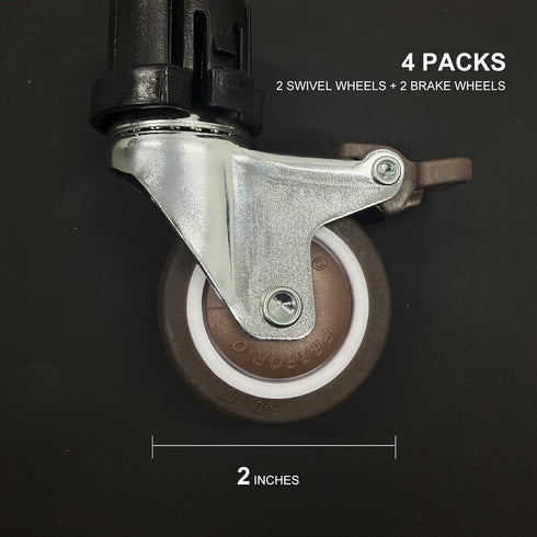 2-inch, HK-14A MACOPRO Shopping cart Special Purpose Universal Wheel, Applicable to Model
