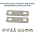 20PCS Nickel-Plated Copper Bus Bars Connector, 2.83IN Pitch Row, for Lifepo4 Cell 3.2V Lithium Battery (20 Pack)