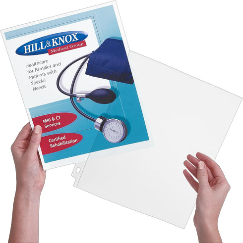 Avery Diamond Clear Secure Side-Load Sheet Protectors, Heavyweight, 25 Page Protectors (76001)