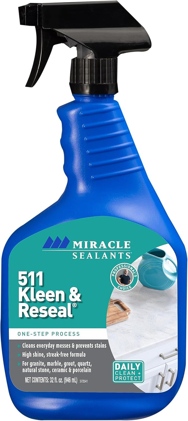 Miracle Sealants 511 Kleen & Reseal Cleaner & Protectant Spray for Granite,