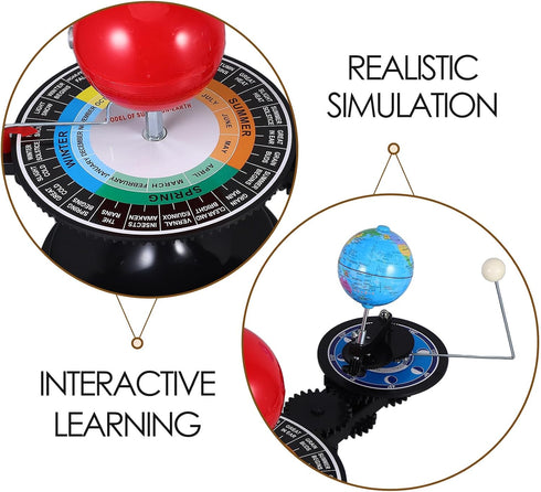 16. 51x10. 61x7. 86in SMASOLO Solar System Teaching Equipment Sphere Instrument Realistic Operation Model for Kids