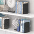 VFINE Metal Black Bookends, 1 Pair Heavy Book Ends for Shelves, Book Shelf Holder for Home Office