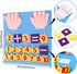 BENOSPACE Counting Felt Board Finger Numbers Toy Educational Learning Supplies Addition Subtraction Manipulatives Math
