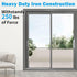 16 3/4" 44" Adjustable Window Security Bar, Child Safety Patio Sliding Door Lock, Sturdy Steel, Extends from
