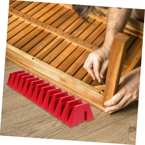 12-Piece Modular Plastic Wrench Organizer for Efficient Tool Storage