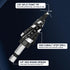 M35 Four Spiral Flute Cobalt Step Drill Bit, 1/4"-3/4" Wear-Resistant TiAlN Coated for Metal, Wood, Plastic