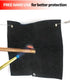 Welding Blanket Fireproof, 2 Packs Opening Shape Heat Shield Mat, Brazing Heat Shield for Torch, Welding Pad for Plumbing, Fire Flame Resistant Cloth Rag, Solder Plumbers HVAC Torch Protector
