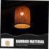 HOODANCOS 2pcs Woven Lampshade Rustic Pendant Light Cover for Home Decor for Table and Floor Lamps Adds Warmth to Any