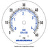 Measureman 2” Pool Filter Pressure Gauge, 60 PSI, 1/4” NPT Bottom Mount for Swimming Pool and Spa