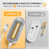 1500mAh Closet 1-80LM Dimmable 3 Packs Lyridz Rechargeable Night Light with Motion Sensor, Battery Operated