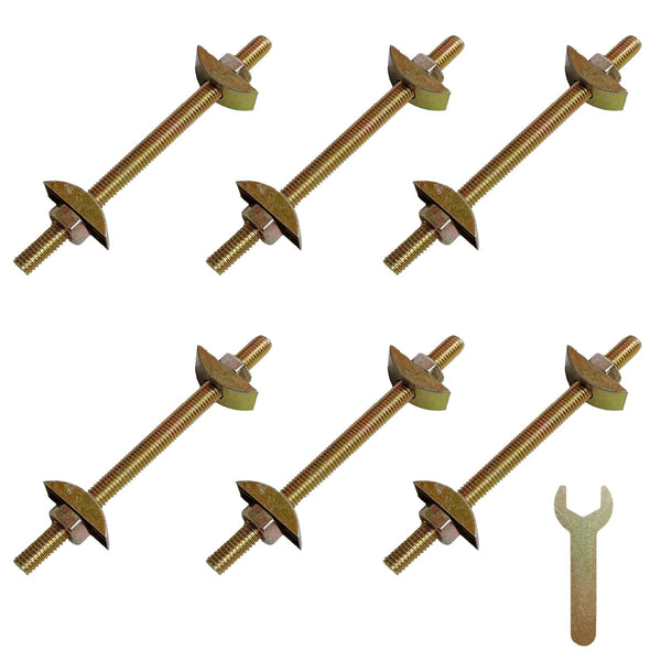 12 Pcs Countertop Connector, Table Top Fasteners, Joint Connector Drawbolt Pack for Joining Furniture