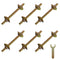 12 Pcs Countertop Connector, Table Top Fasteners, Joint Connector Drawbolt Pack for Joining Furniture