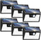 Peasur Solar Lights Outdoor Motion Sensor, 6 Pack 140 LED Solar Powered